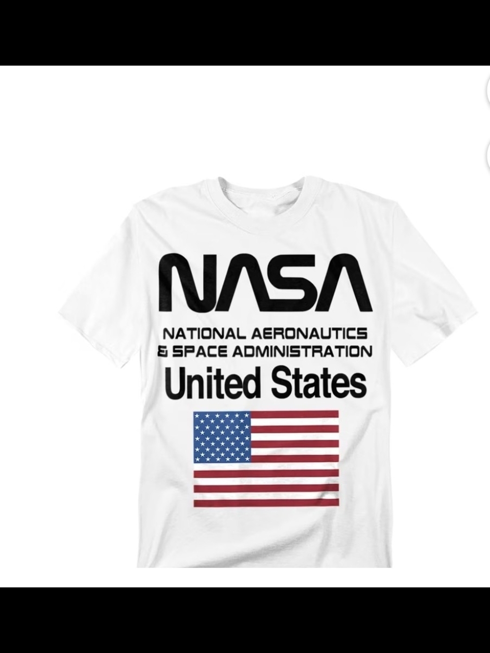 New XL NASA T-Shirt Administration Unisex Graphic Tee for Men & Women